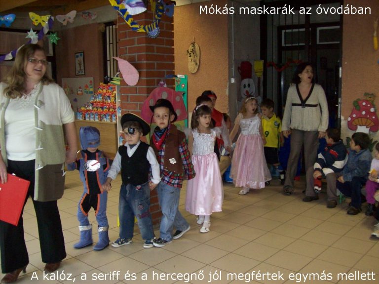 Mókás maskarák az óvodában