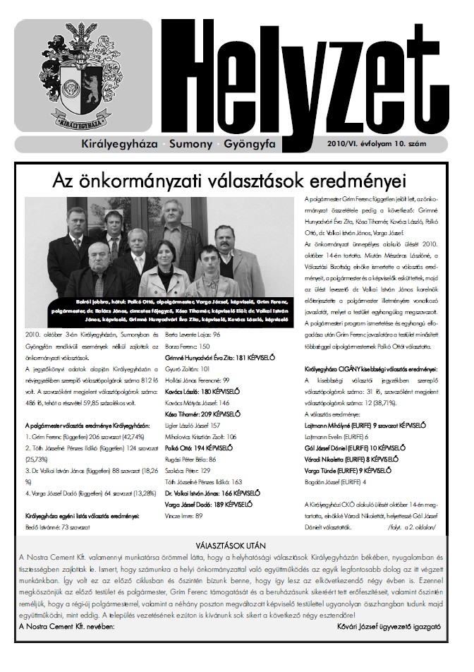 Helyzet 2010-10