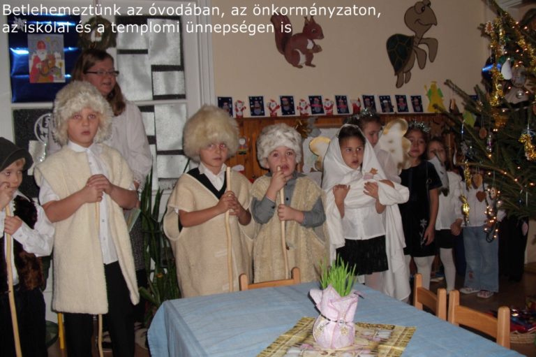 December az óvodában