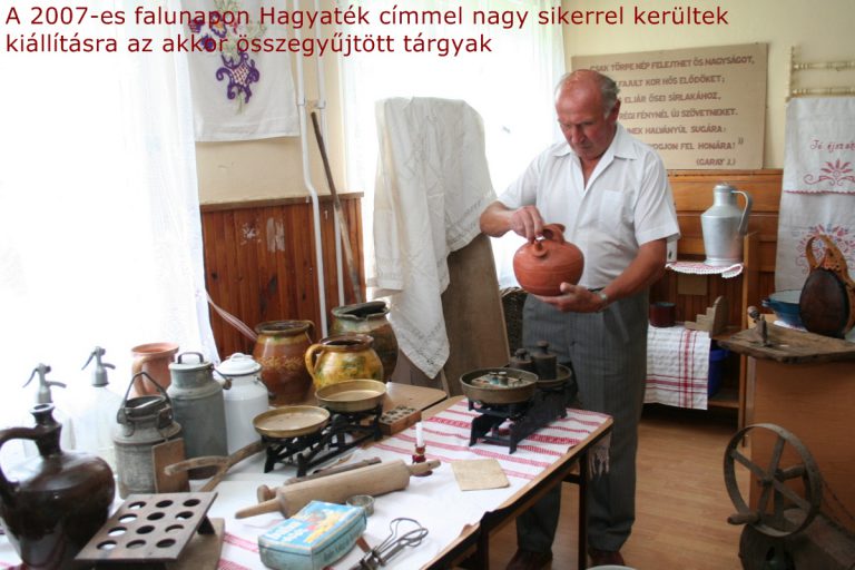 Helytörténeti kiállítást tervezünk