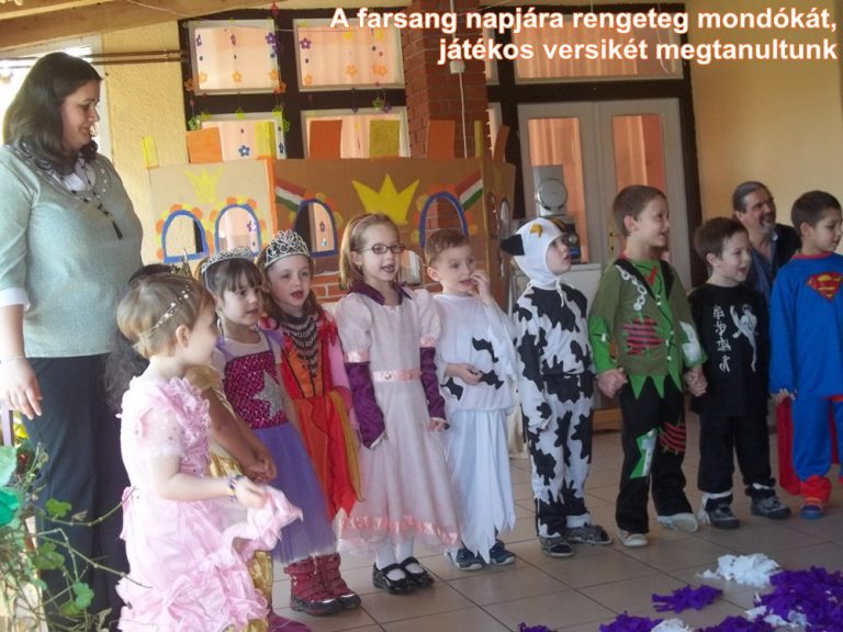Jelmezes mulatság az óvodában