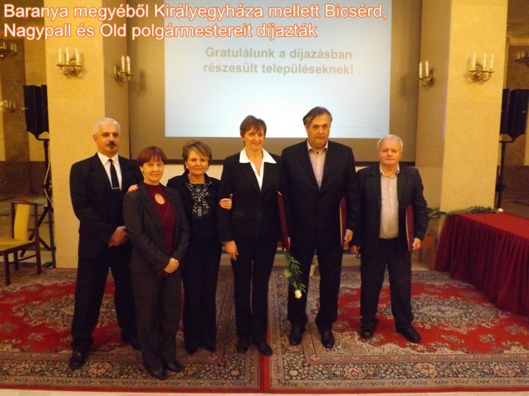 Elismerés Királyegyháza Polgármesterének