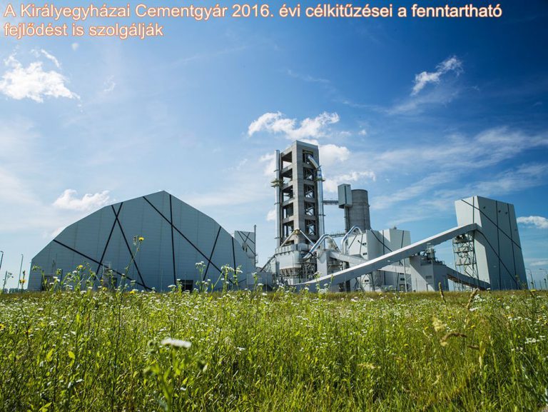 LafargeHolcim a fenntartható jövőért