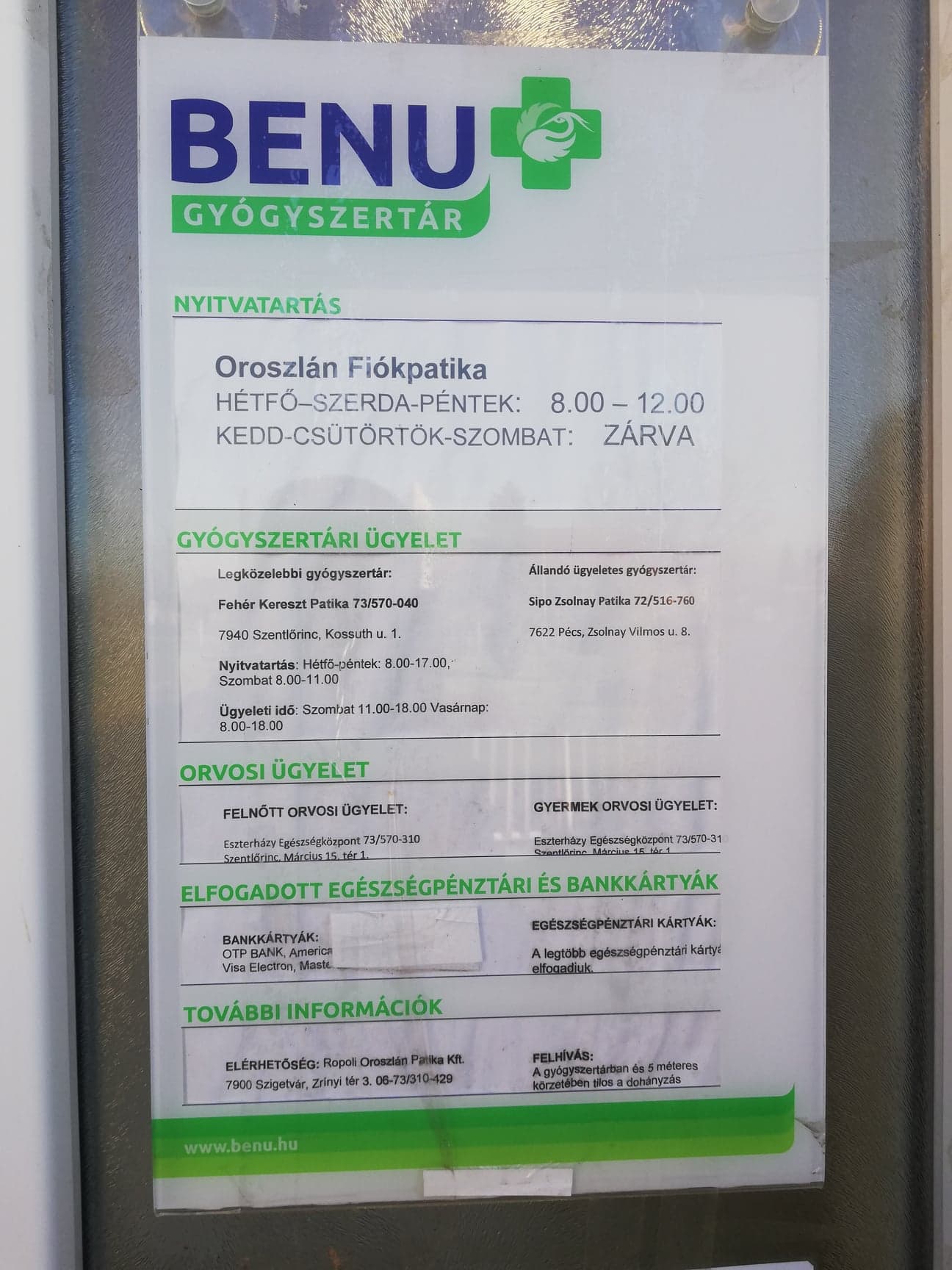 Gyógyszertár